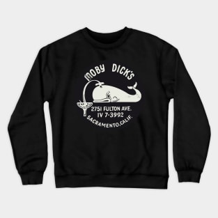 Retro Vintaged Moby Dick's Sacramento California Crewneck Sweatshirt